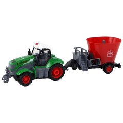 Lean toys tālvadības traktors ar piekabi cena un informācija | Rotaļlietas zēniem | 220.lv