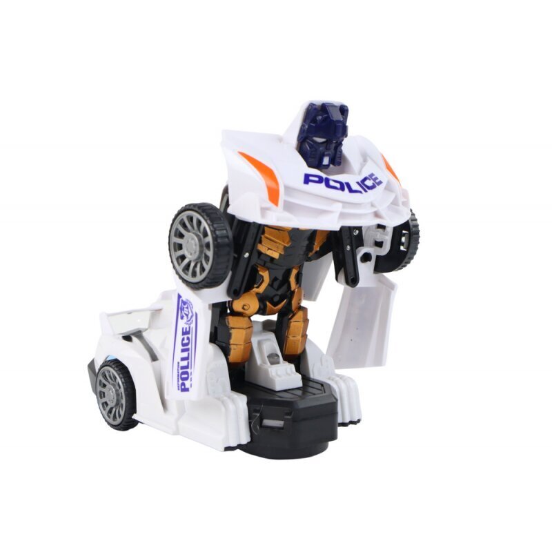 Auto - robots 2in1 Lean rotaļlietas, balts cena un informācija | Rotaļlietas zēniem | 220.lv
