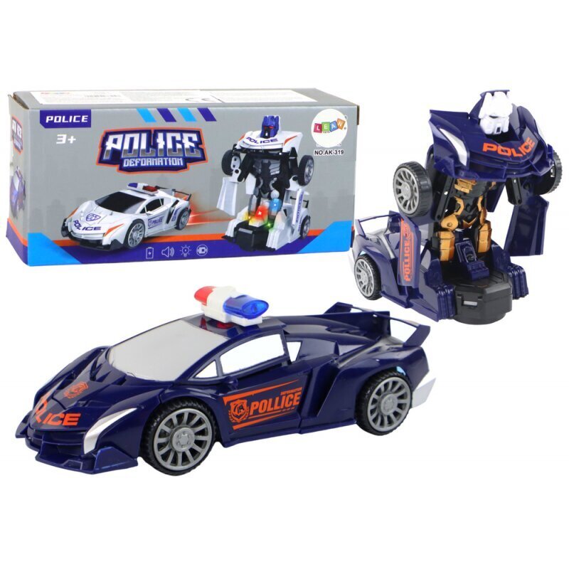 Auto - robots 2in1 Lean rotaļlietas, zils цена и информация | Rotaļlietas zēniem | 220.lv