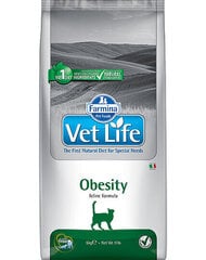 Farmina Vet Life Cat Obesity sausā barība kaķiem, ar vistas gaļu, 10 kg cena un informācija | Sausā barība kaķiem | 220.lv