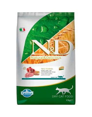 Farmina N&D Ancestral Neutered сухой корм для кошек с индейкой, пшеницей, овсом и гранатами, 10 кг цена и информация | Сухой корм для кошек | 220.lv