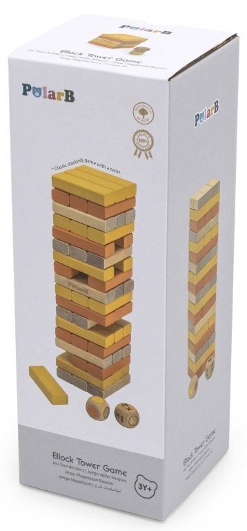 Koka tornis-puzles spēle Viga PolarB cena un informācija | Galda spēles | 220.lv