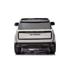 Divvietīgs bērnu elektroauto Lean Cars DK-RR998 Range Rover, balts cena un informācija | Bērnu elektroauto | 220.lv