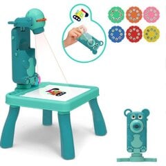 Zīmēšanas galds-projektors Bear, zaļš 2200-9Z cena un informācija | Attīstošās rotaļlietas | 220.lv