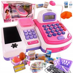 Kases aparāts ar piederumiem bērniem 5911, rozā cena un informācija | Rotaļlietas meitenēm | 220.lv
