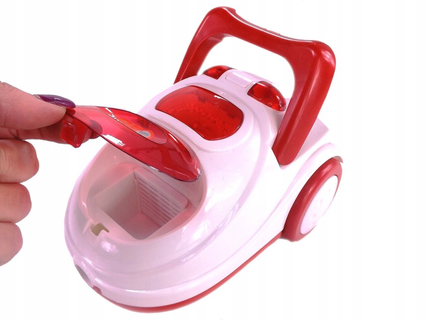 Interaktīvais rotaļu putekļu sūcējs Luxma, sarkans cena un informācija | Rotaļlietas meitenēm | 220.lv