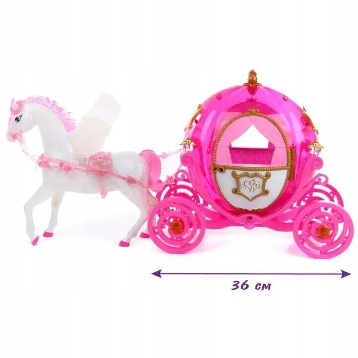 Lelle ar karieti un zirgu цена и информация | Rotaļlietas meitenēm | 220.lv