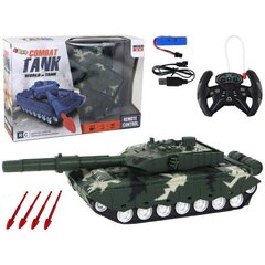 Lean Toys RC Tanks, zaļš цена и информация | Игрушки для мальчиков | 220.lv