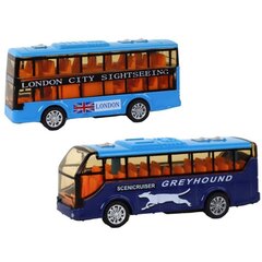 Rotaļu autobusu komplekts Lean Toys, 4 gab. cena un informācija | Rotaļlietas zēniem | 220.lv