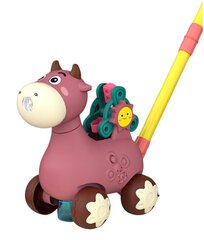 Stumjamā rotaļlieta ar ziepju burbuļiem Luxma Cow 9001R, violeta cena un informācija | Rotaļlietas zīdaiņiem | 220.lv