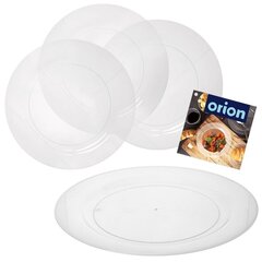 Пластиковая тарелка, 22.5 см, 4 шт. цена и информация | Посуда, тарелки, обеденные сервизы | 220.lv