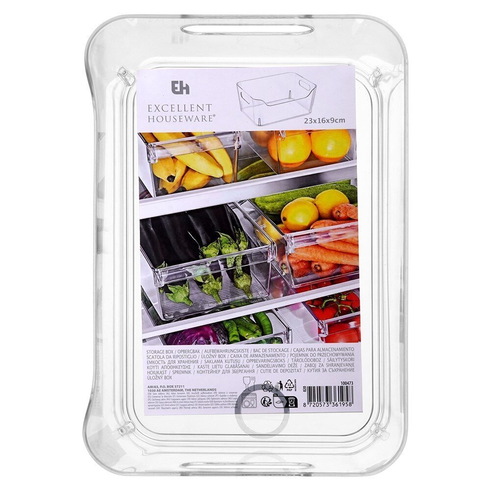 Ledusskapja organizators, 23x16x9,5 cm cena un informācija | Trauki pārtikas uzglabāšanai | 220.lv