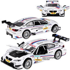 Metāla rotaļu auto MSZ BMW M3 DTM, balts цена и информация | Игрушки для мальчиков | 220.lv