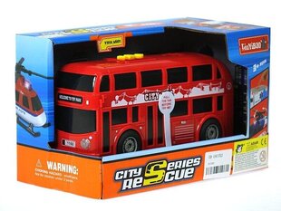 Rotaļu interaktīvs divstāvu autobuss, sarkans cena un informācija | Rotaļlietas zēniem | 220.lv