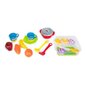 Rotaļu trauku un dārzeņu komplekts zaļā grozā Mega Creative, 16d. cena un informācija | Rotaļlietas meitenēm | 220.lv
