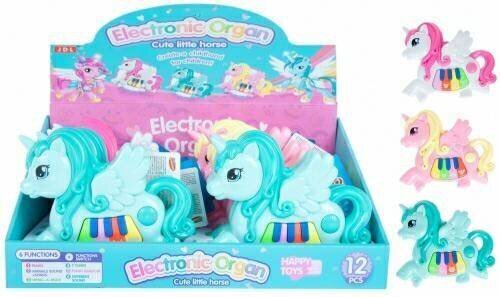 Bērnu klavieres Happy Toys Unicorn цена и информация | Attīstošās rotaļlietas | 220.lv