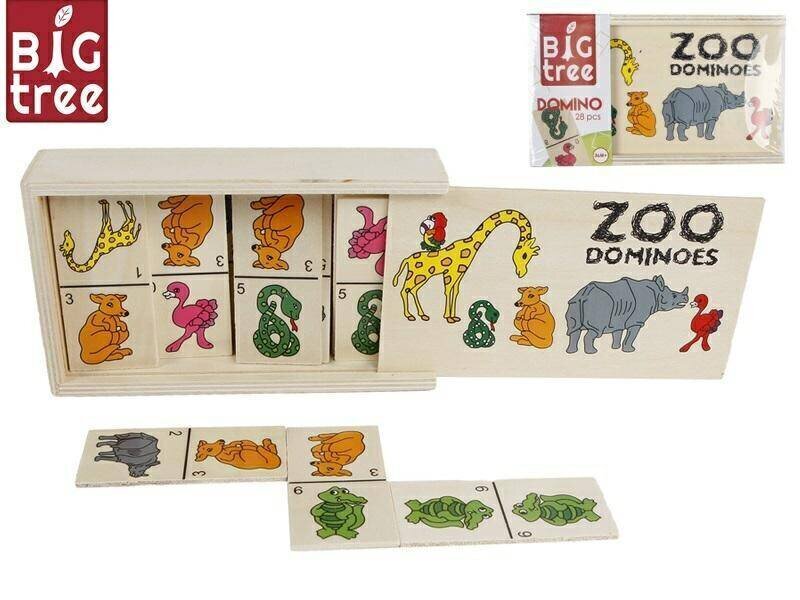 Galda spēle Big Tree Animal Domino cena un informācija | Galda spēles | 220.lv