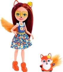 Lelle Felicity Fox ar Enchantimals aksesuāriem, 15 cm. cena un informācija | Rotaļlietas meitenēm | 220.lv
