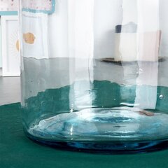 Декоративная стеклянная ваза, 23 см цена и информация | Вазы | 220.lv