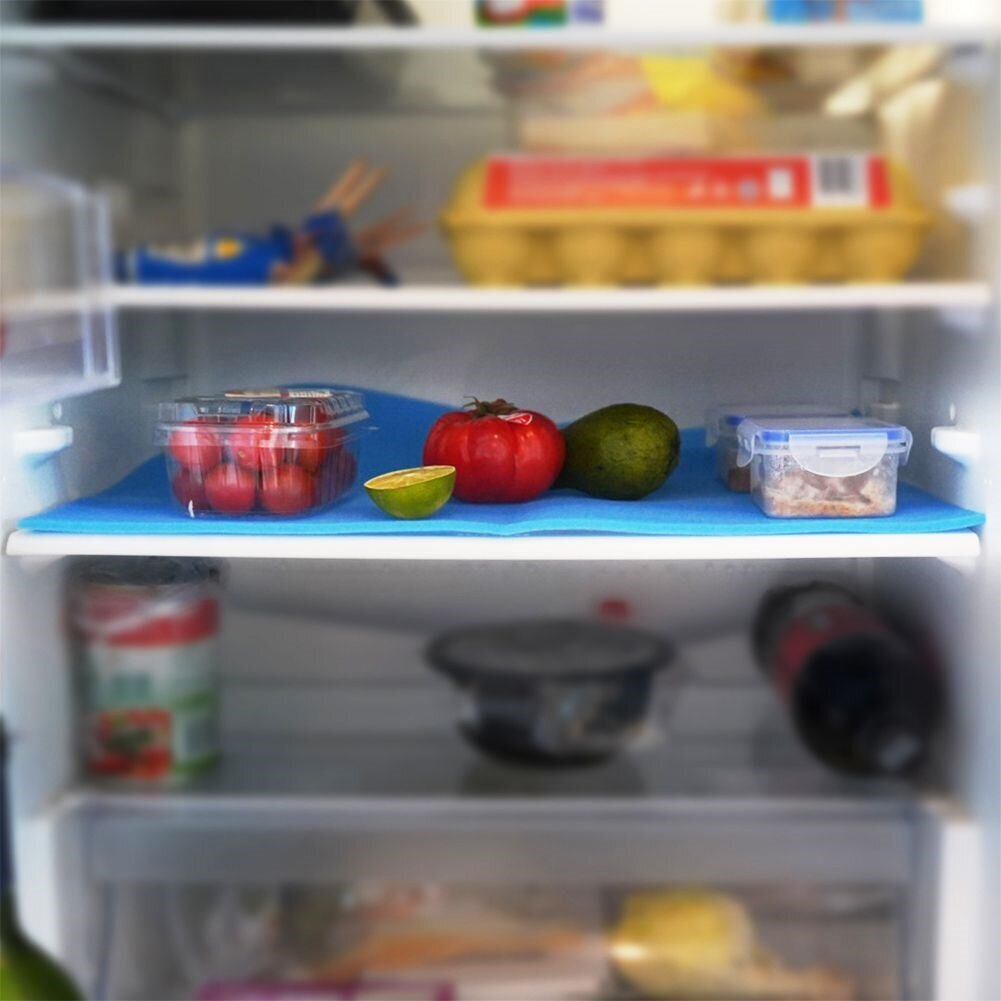 Antibakteriāls paklājs ledusskapim, 46x30 cm cena un informācija | Virtuves piederumi | 220.lv
