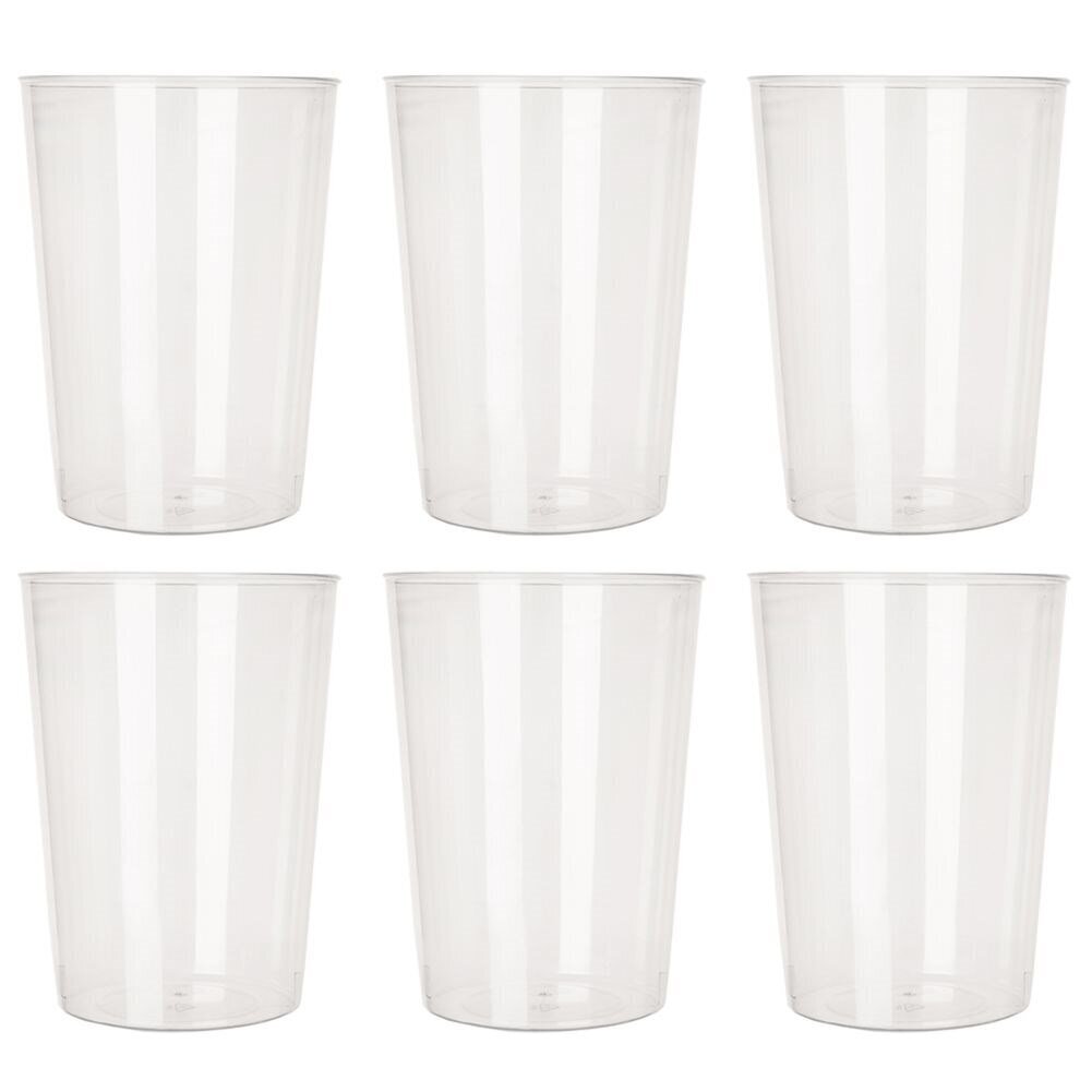 Plastmasas krūzes, 500 ml, 6 gab. цена и информация | Glāzes, krūzes, karafes | 220.lv