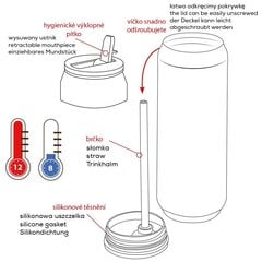 Termiskā krūze, 700 ml cena un informācija | Termosi, termokrūzes | 220.lv