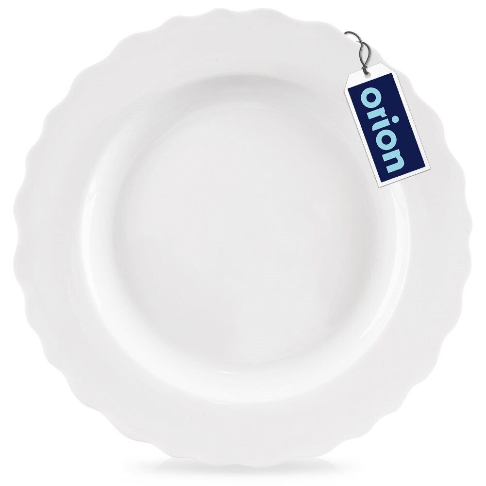Porcelāna pusdienu šķīvis, 24,5 cm cena un informācija | Trauki, šķīvji, pusdienu servīzes | 220.lv