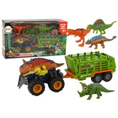 Автомобиль с динозаврами, A цена и информация | Конструктор автомобилей игрушки для мальчиков | 220.lv