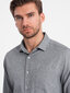 Krekls vīriešiem Ombre Clothing 124359-7, pelēks cena un informācija | Vīriešu krekli | 220.lv