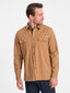 Krekls vīriešiem Ombre Clothing 124366-7, bēšs цена и информация | Vīriešu krekli | 220.lv