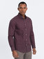 Krekls vīriešiem Ombre Clothing 124409-7, brūns цена и информация | Vīriešu krekli | 220.lv