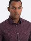 Krekls vīriešiem Ombre Clothing 124409-7, brūns цена и информация | Vīriešu krekli | 220.lv