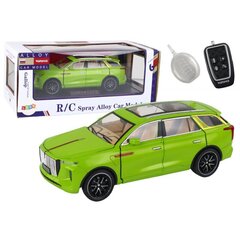 Rotaļu auto Lean Toys RC Car Model 1:24 C, zaļš cena un informācija | Rotaļlietas zēniem | 220.lv