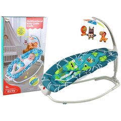 Šūpošanās krēsls Lean Toys Bouncer Rocker 2in1 cena un informācija | Bērnu šūpuļkrēsliņi | 220.lv