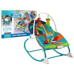 Šūpošanās krēsls Lean Toys Bouncer Rocker 2in1 cena un informācija | Bērnu šūpuļkrēsliņi | 220.lv
