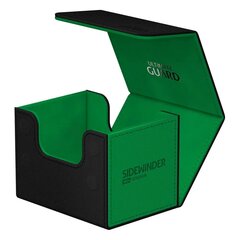 Spēļu kāršu uzglabāšanas kaste Ultimate Guard Sidewinder 100+, zaļa cena un informācija | Galda spēles | 220.lv