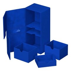 Spēļu kāršu uzglabāšanas kaste Ultimate Guard Twin Flip`n`Tray 266+, zila cena un informācija | Galda spēles | 220.lv