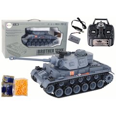 Rc tanks Lean Toys, pelēks цена и информация | Игрушки для мальчиков | 220.lv