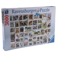 Ravensburger Puzzle Tierbriefmarken (17079) cena un informācija | Puzles, 3D puzles | 220.lv