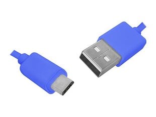 Кабель PS USB-micro USB 1,5 м, синий, HQ. цена и информация | Кабели для телефонов | 220.lv