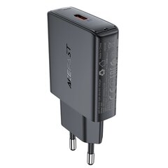 Acefast A65 PD 20W GaN USB-C wall charger - black цена и информация | Зарядные устройства для телефонов | 220.lv