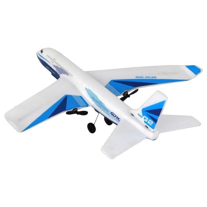 Tālvadības lidmašīna LeanToys, balta cena un informācija | Rotaļlietas zēniem | 220.lv