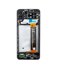 LCD display + Touch Unit + Front Cover Samsung A135F Galaxy A13 Black цена и информация | Запчасти для телефонов и инструменты для их ремонта | 220.lv