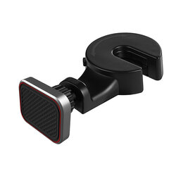 Magnetic car holder headrest mount Type 2 black-red цена и информация | Держатели для телефонов | 220.lv