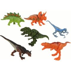 Lean Toys dinozauru transportlīdzekļu komplekts cena un informācija | Rotaļlietas zēniem | 220.lv