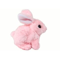 Interaktīva plīša rotaļlieta Rabbit, rozā, 15 cm cena un informācija | Mīkstās (plīša) rotaļlietas | 220.lv