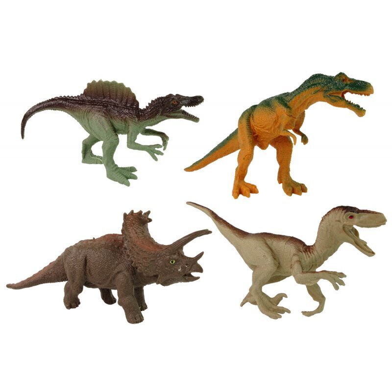 Figūriņu komplekts Dinozauru parka dzīvnieki LeanToys, 4 gab. cena un informācija | Rotaļlietas zēniem | 220.lv