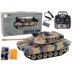 Lean Toys M1A2 Rc tanks, zaļš цена и информация | Игрушки для мальчиков | 220.lv