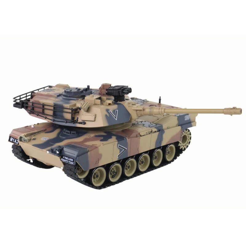 Lean Toys M1A2 Rc tanks, zaļš cena un informācija | Rotaļlietas zēniem | 220.lv