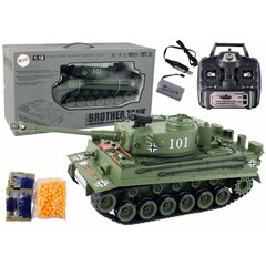 Rc tanks Lean Toys, zaļa cena un informācija | Rotaļlietas zēniem | 220.lv